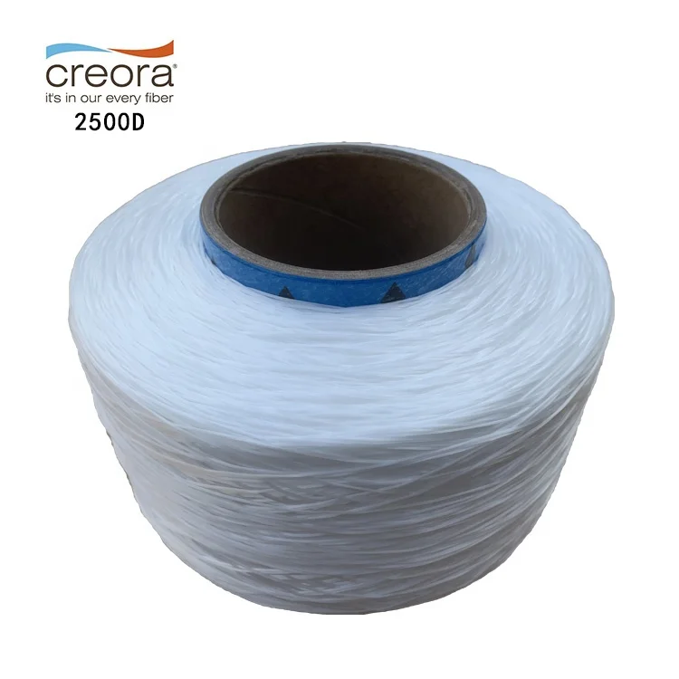 HYOSUNG manufactory transparent elastic thread creora 2500D AA grade T990 type H350 clear bare spandex yarn