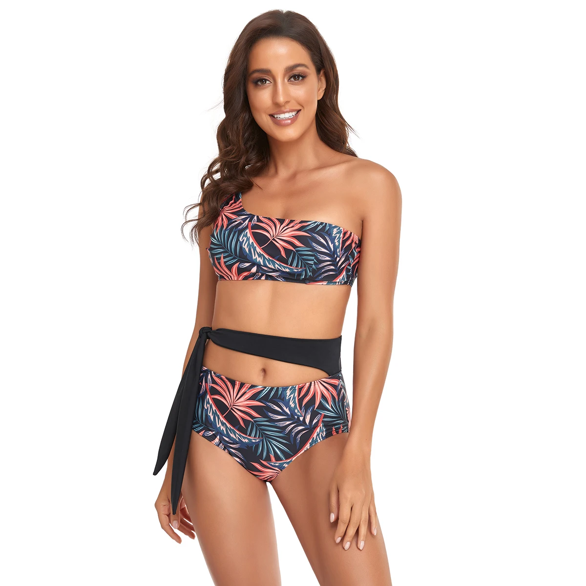 Переработанное бикини, женский купальник, женский купальник, комплект бикини из двух предметов, мягкое японское пляжное бикини