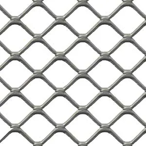 Curtain wall expanded decorative metal mesh