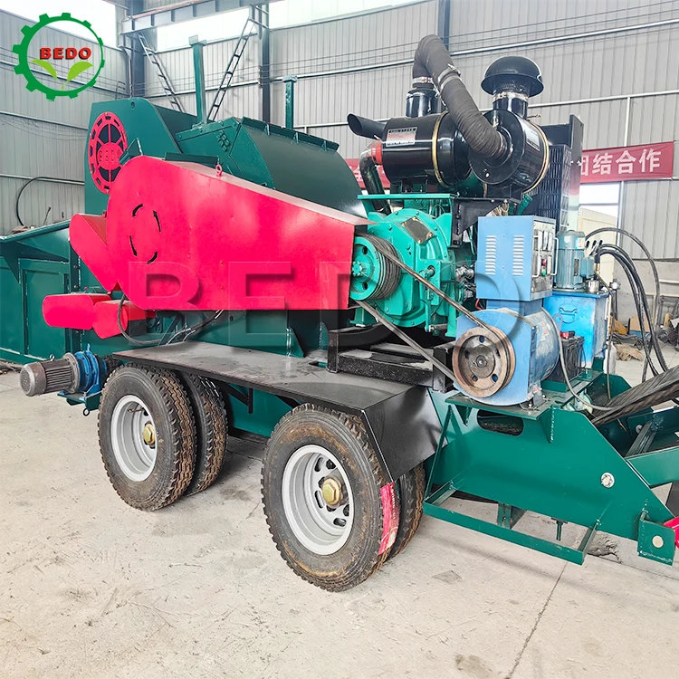 Diesel Heavy Duty Diesel Wood Chipper/Shredder Large Wood Chipper For Waste Furniture