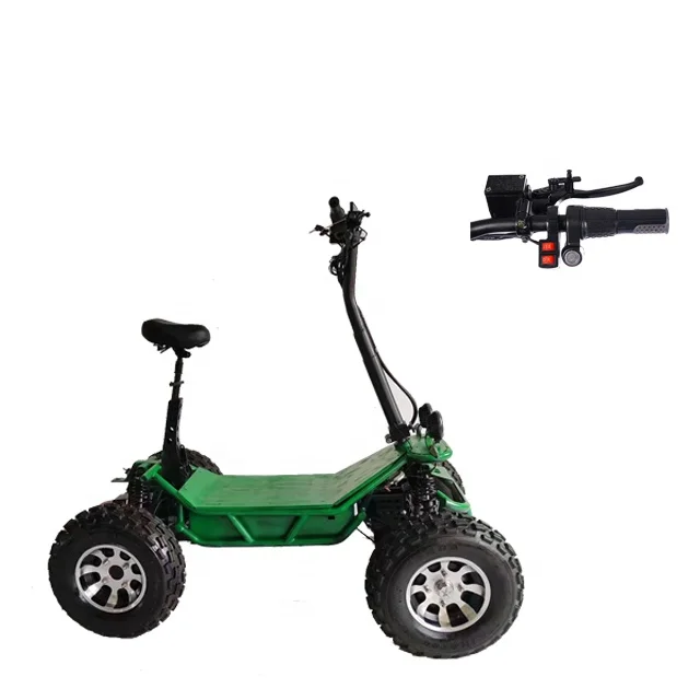 Custom Logo Portable 1 Year Warranty Big Wheel Electric ATV with Seat