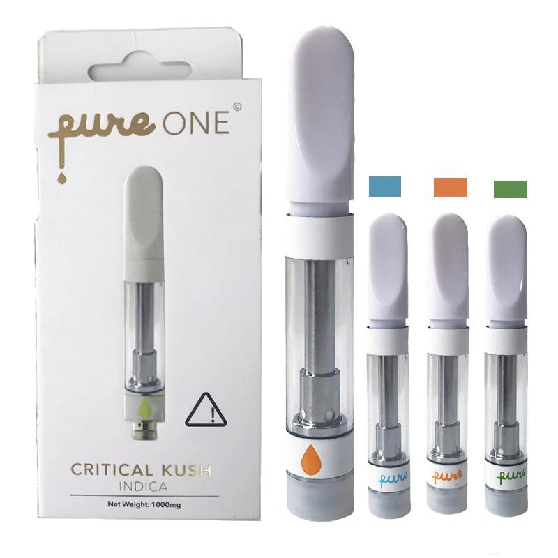 Оптовая продажа, картридж Pureone 510 емкостью 0,8 мл/1,0, один керамический картридж, пустой атомайзер с подарочной коробкой