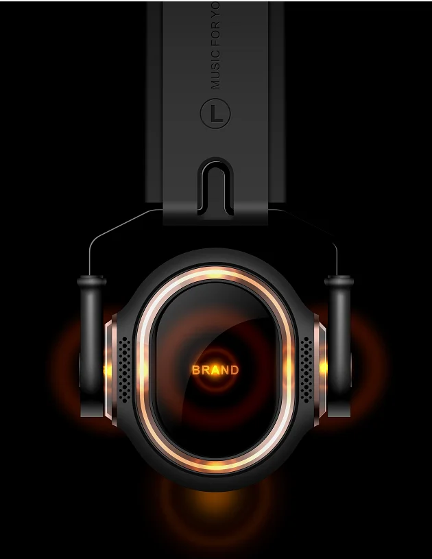 F59 fold headphone silent disco 3 or more channels receiver hush party headset fitness earphone with microphone custom logo