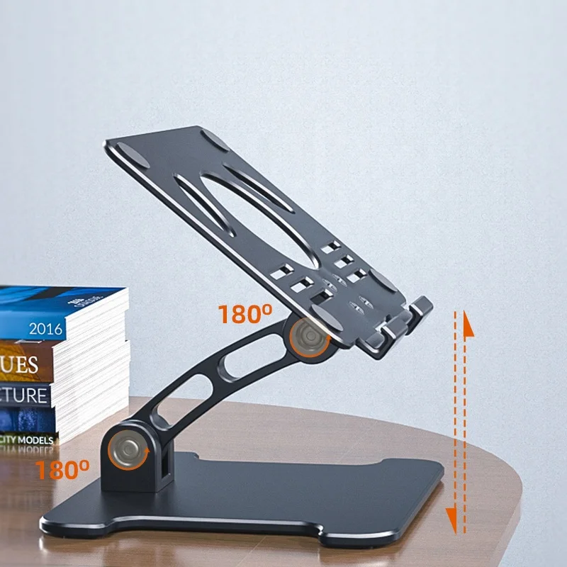 Aluminum 20 Years Quality Assurance Foldable Phone Holder Stand for 13 Inch Tablet pc iPad Air/Pro/Mini Phones