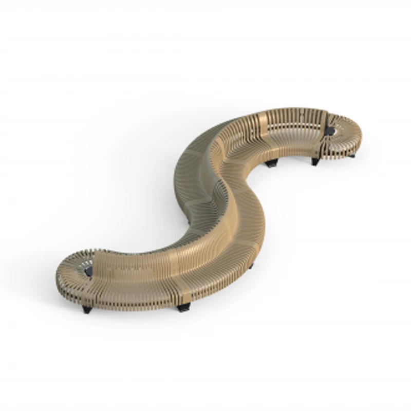 Modern Interior Design Large Office Waiting Chairs Commercial Bench Indoor Design Wood