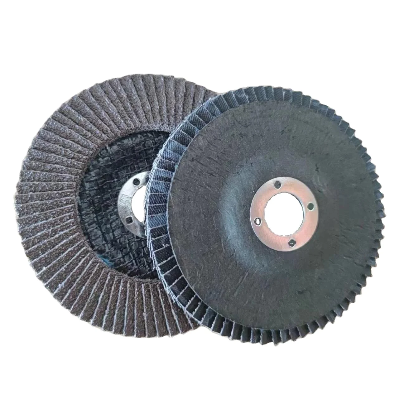 115mm Calcined AO Flap Disc Stainless Steel Metal Polishing Flap Discs 4.5 Inch 40 60 80 120 Grit