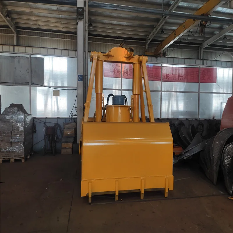 
Construction Port Equipment Hidrolik Rope Crane with Grab Bucket Harga 