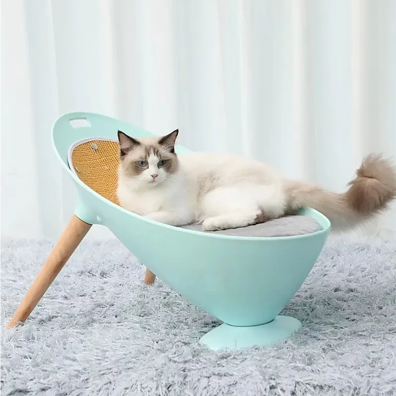 Multi Function Cat Chair Ramp Elevated Dog Pet Beds Soft Cat Bed Nest For Cats