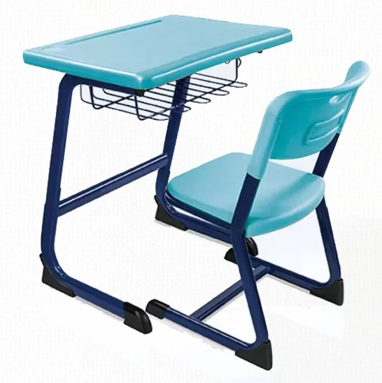 Wholesale Good Quality School Furniture Desk and Chairs Sets With Custom