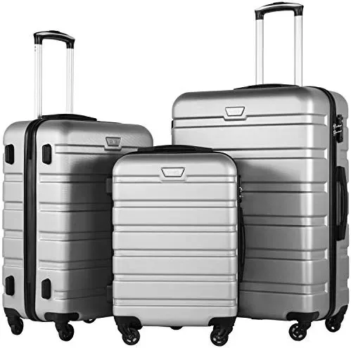 Factory OEM 3 PCS ABS Suitcase Set Travel 20 24 28 inch Hard Luggage Set Rolling Luggage on Wheels