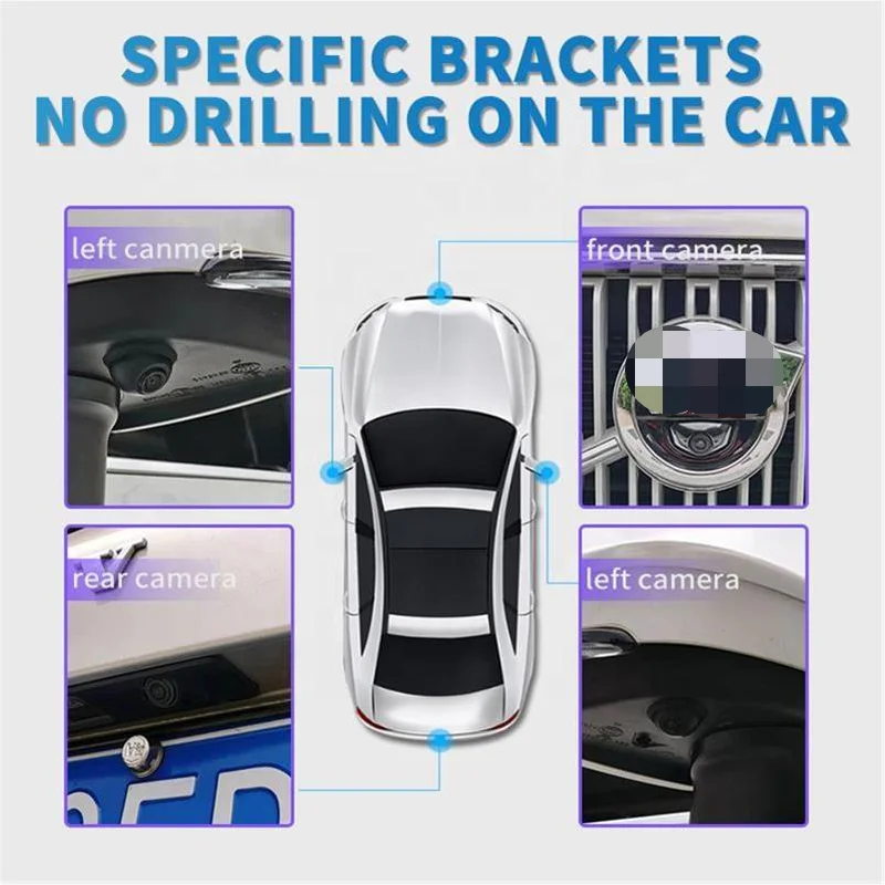 Hot reversing aid for Volvo xc90 360-degree panoramic view car camera