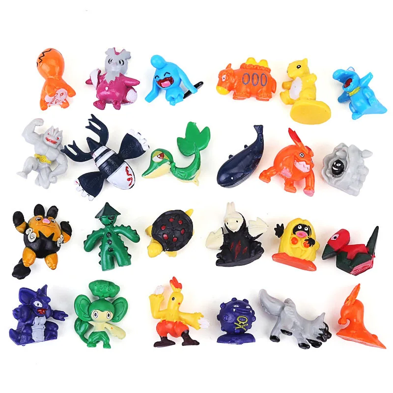 144 Wholesale Good Quality 2-3cm Mini Child Toy Action Figure Pokemoned go for Kids Pokemoned