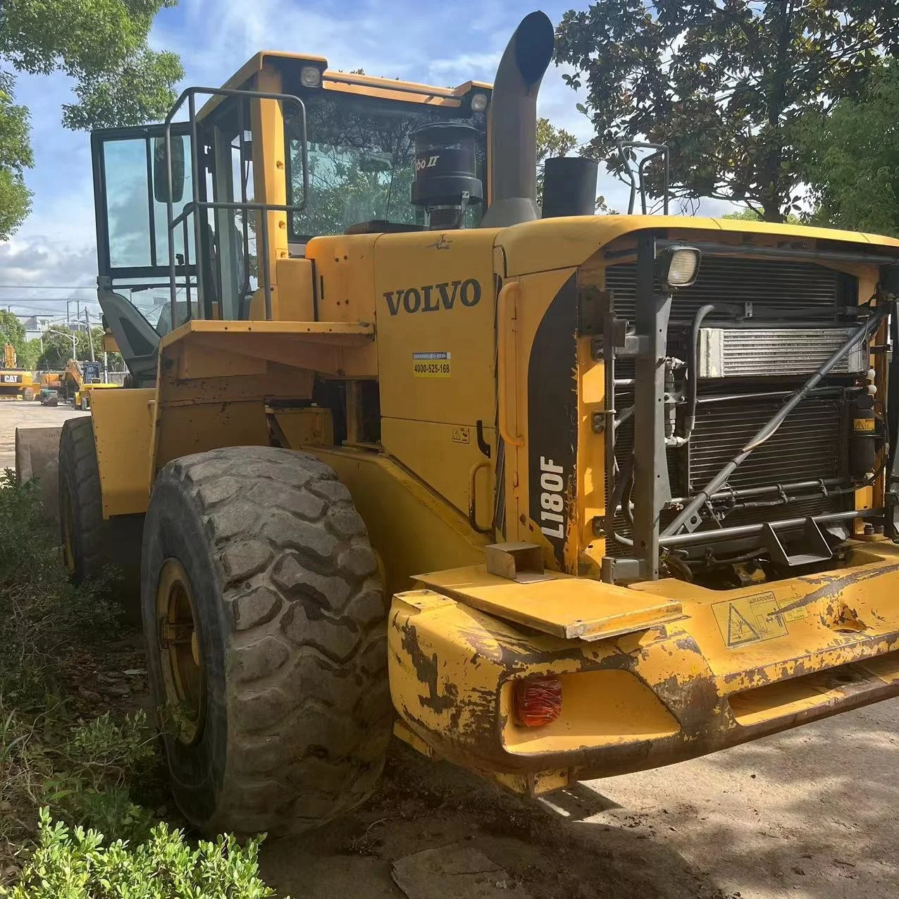 Sweden volvo l180f фронтальный погрузчик 6-тонный