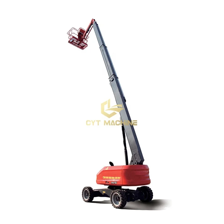 
12-44m Hydraulic Self-propelled Telescopic Boom Lift for Aerial Work 
