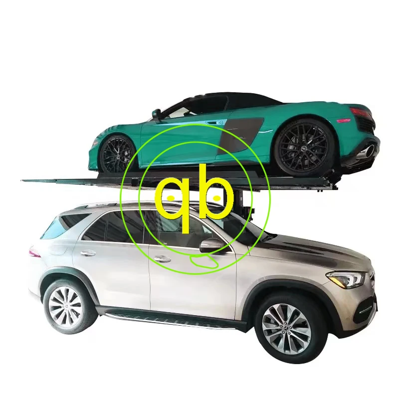 Single Post Car Parking Lift System One Pole Parking lifts For Vehicle SUV Hydraulic Home Mechanical Garage Equipment Platform