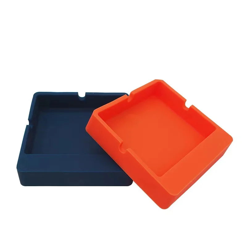 
Silicone Square Ashtray Household Smoking Cigarette Ashtrays tobacco dry herb smoking Accessories 