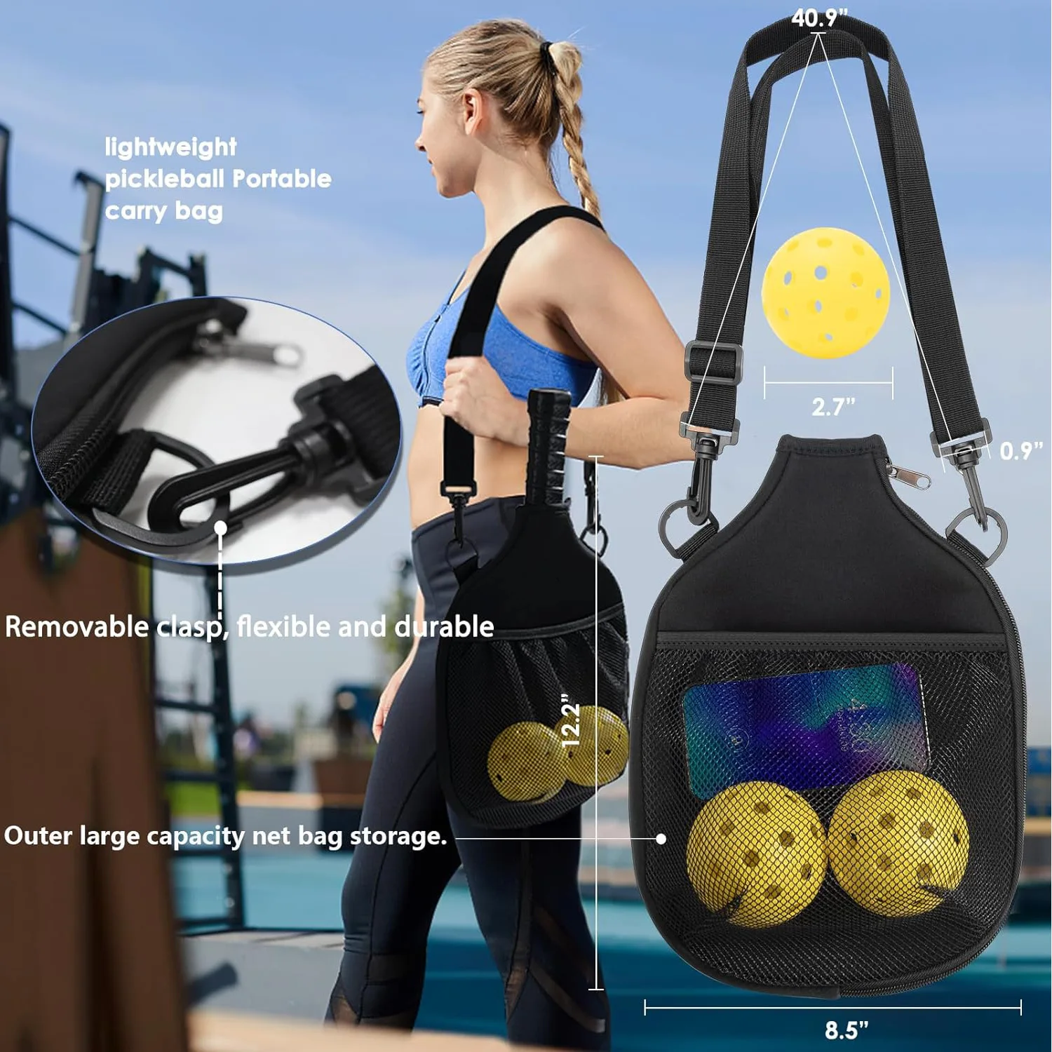 Wholesale Usapa Approved Pro Pickle Ball Rackets Durable PP Honeycomb Glass Fiber Pickleball Paddle Set