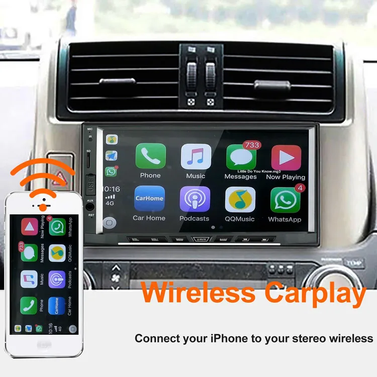 Беспроводной ключ Carplay для Apple и Android автоматическое подключение автомобильного радио через Usb-кабель Iphone мобильного