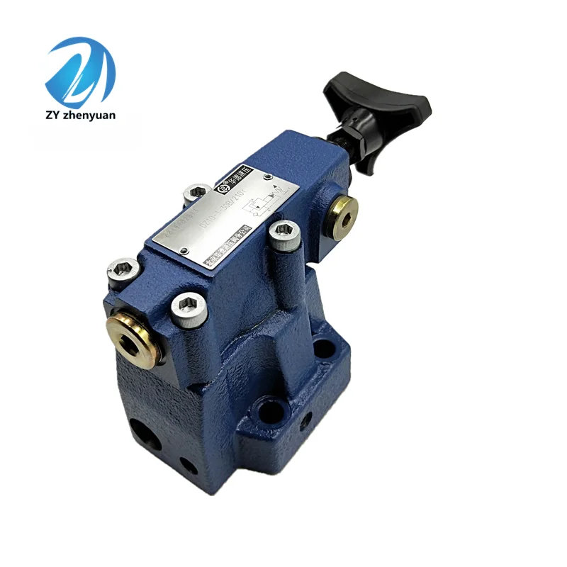 OEM ZhenYuan solenoid hydraulic valve DZ DZ10 DZ20 DZ30 DR DB series DZ20-1-L5X/20Y Pilot operated hydraulic control valve