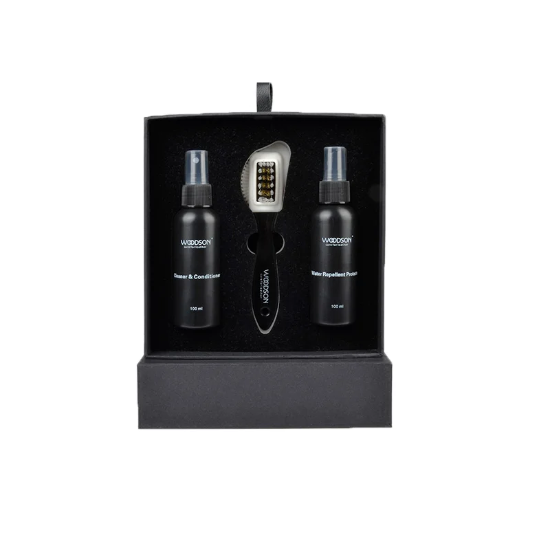 Shoe polish set  nubuck & suede leather shoes cleaning set maintenance leather cleaning car kit with brushes