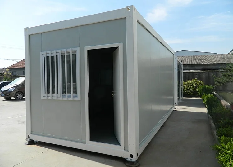 UPS Wholesale prefab tiny home/french granny tube/mobile house 20 feet container house standard for Africa Southeast Asia  India