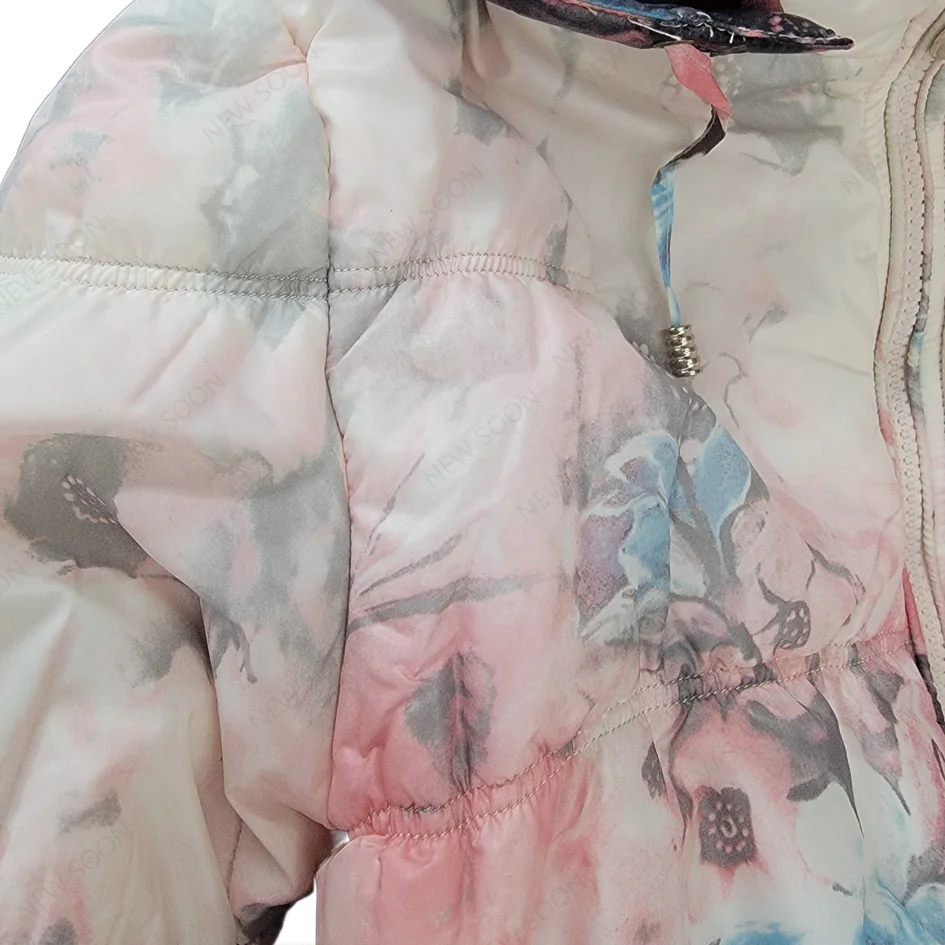 2025 High Quality Autumn Full Print Kids Custom Jackets for Girls New Design Girls Coat With Zipper