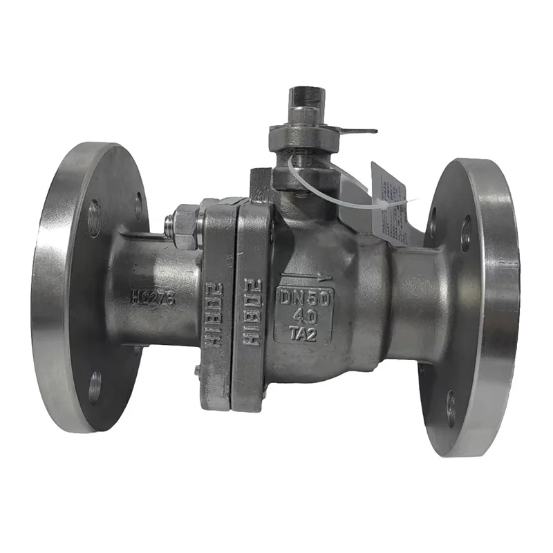 TA flange ball valve Titanium Ta2 High Pressure Pn63 DN50 Flange Ball Valve
