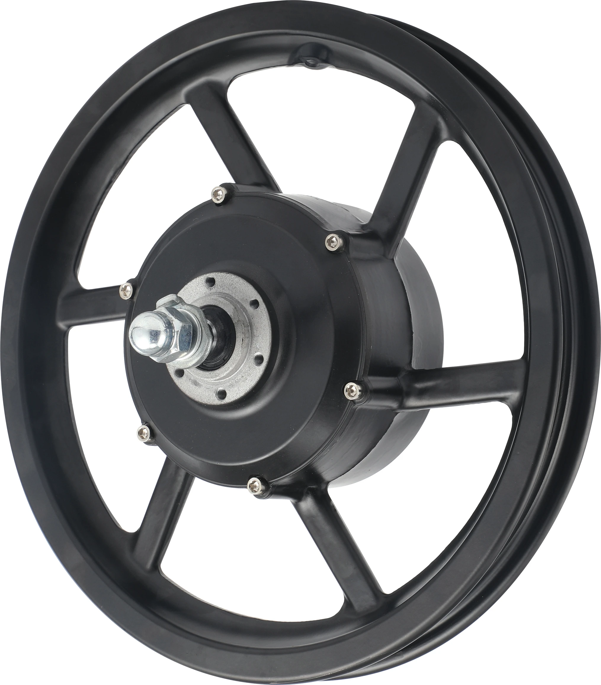 Integrated Wheel Motor R20-4.0 Fat Tire Electric Bike Motor Wheel Magnesium Alloy 20 Inch High Power 48V 1000W Black Brushless