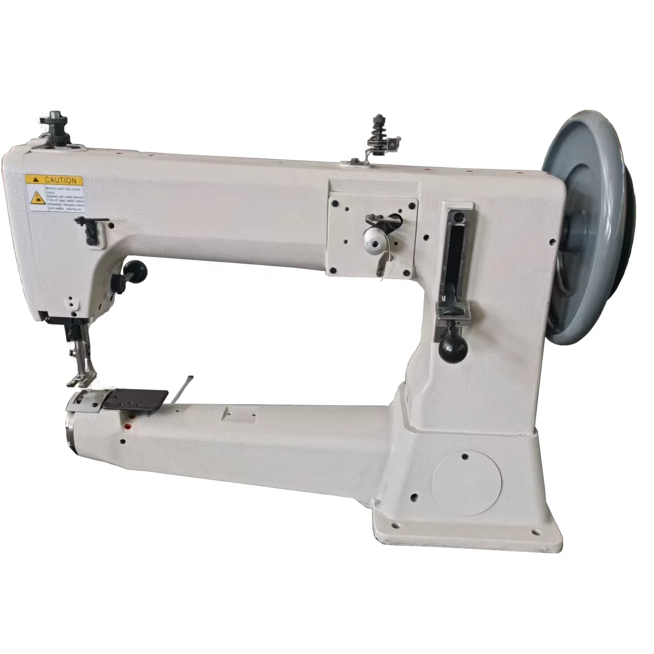 HH 441 Single needle unison feed cylinder sewing machine for thick thread stitching heavy duty suitcase car mat production