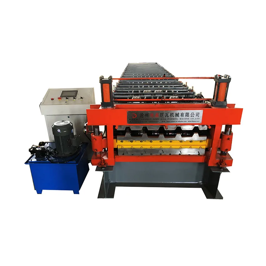 Металлическая сталь двухслойная стальная кровельная плита железная листовая плитка холоднокатаная формовочная машина для кровельного стекла