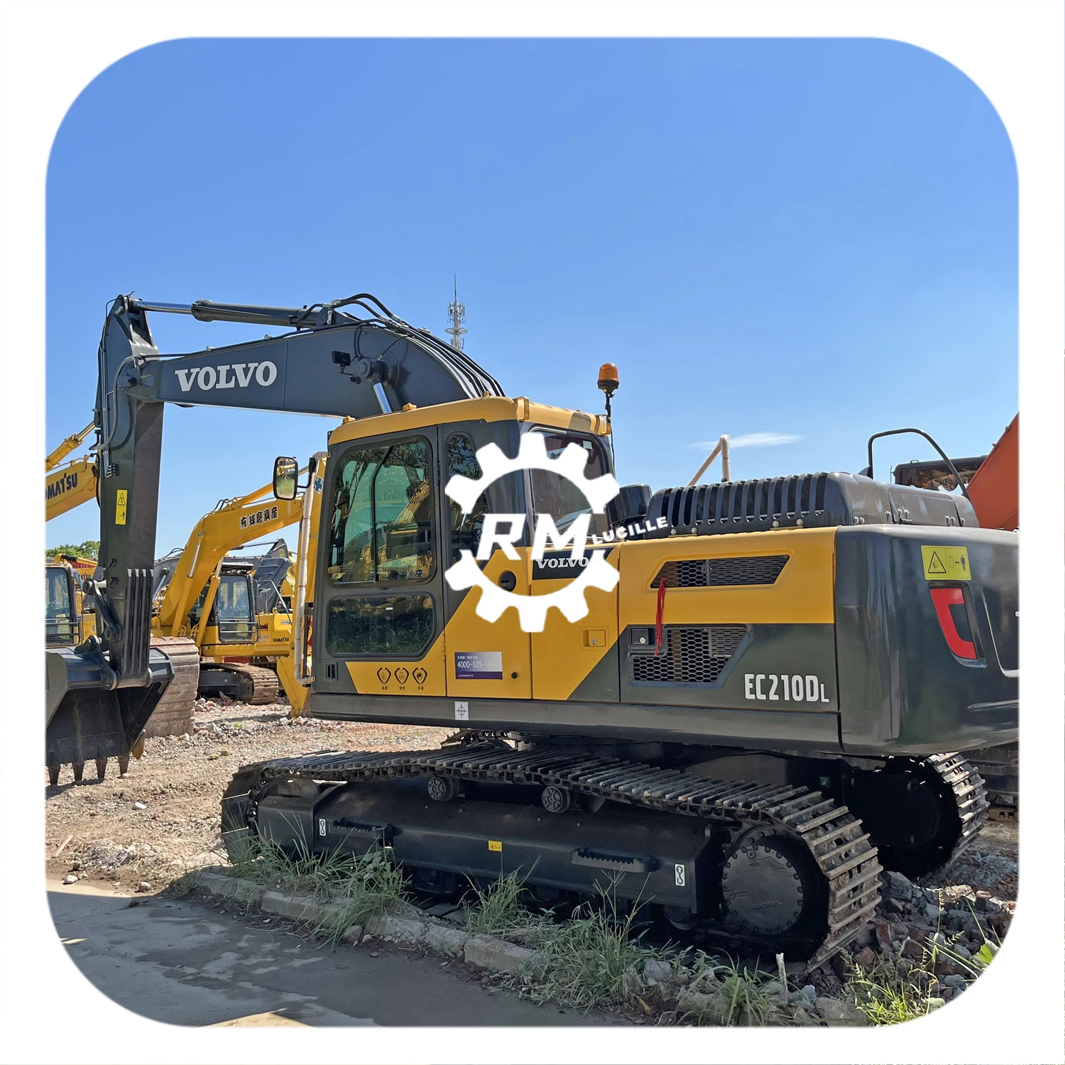 Гусеничный экскаватор Volvo EC210DL