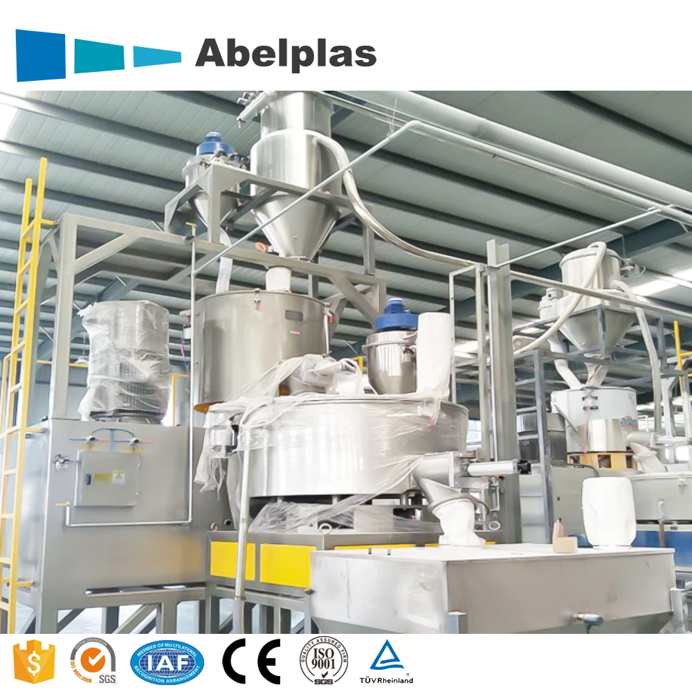 Equipment Powder Mixer Plastic Machine Extruder Machine Plastic Industry Automatic Feeding Dosing Mixing Conveying System Automa