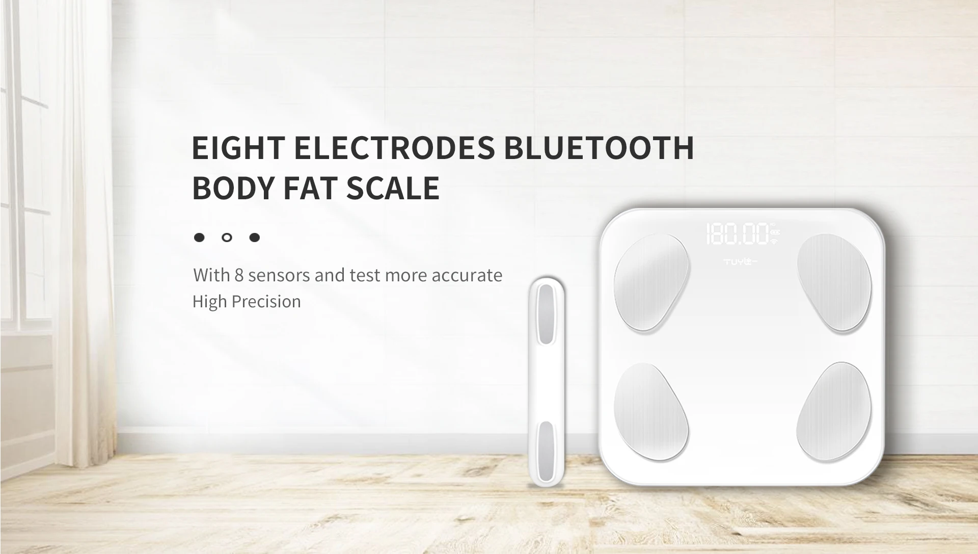 2021 LED Display Smart Heart rate Smart Scale Portable Digital Scale