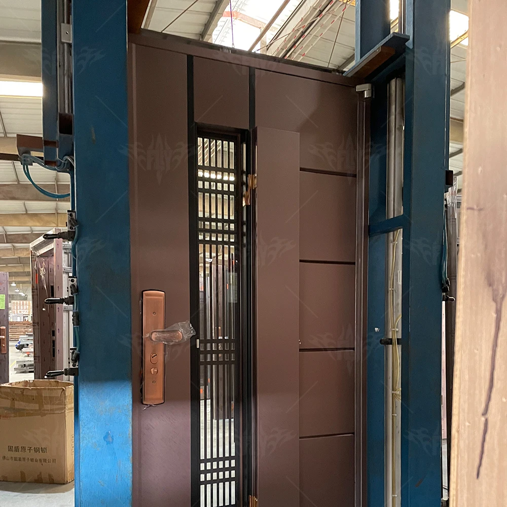 Modern Exterior Main Gate Door Designs Front Iron Entry Doors Entrance Security Steel Door For House