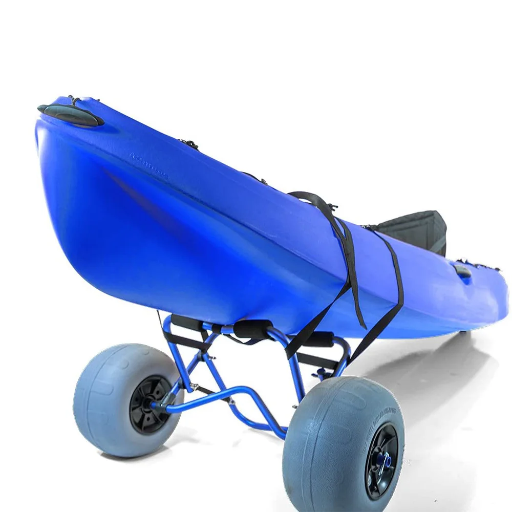  Ballonn колесами Тележка Для Каяка Heavy Duty Буле алюминиевая рама 12 дюймов Pu Лодочный