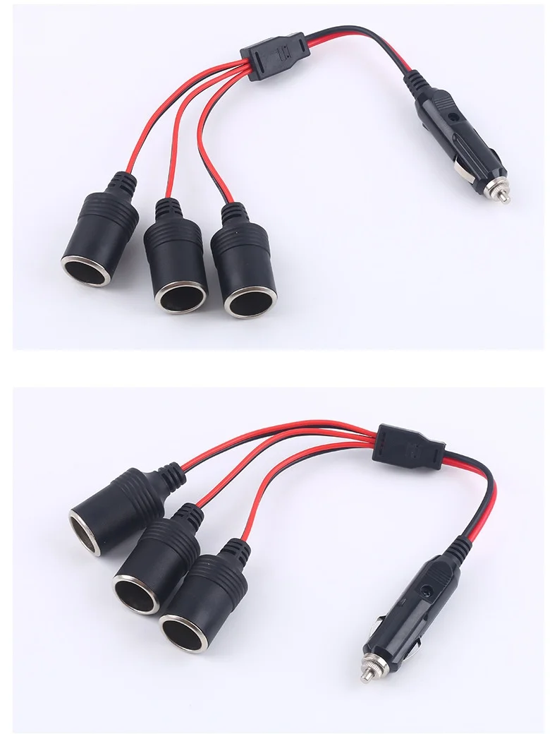 Guangying High-Power Wireless Car Cigarette Lighter Power Cord Cable OEM/ODM Factory Price 1-3 12V-24V Size Charge Function