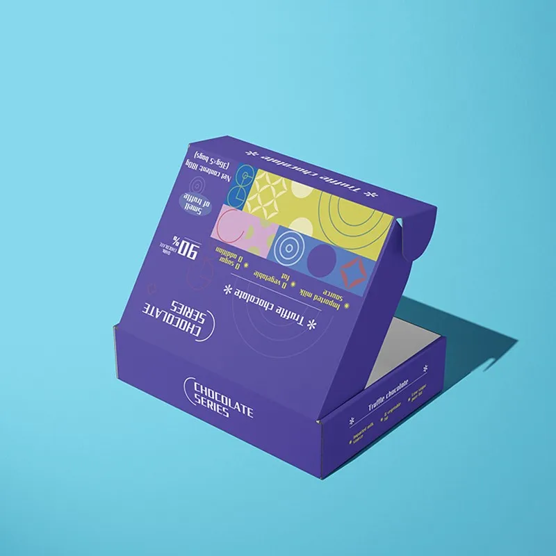 Food Grade Eco Friendly Paper Box Chocolate Bar Packaging Box Chocolate Paper Box