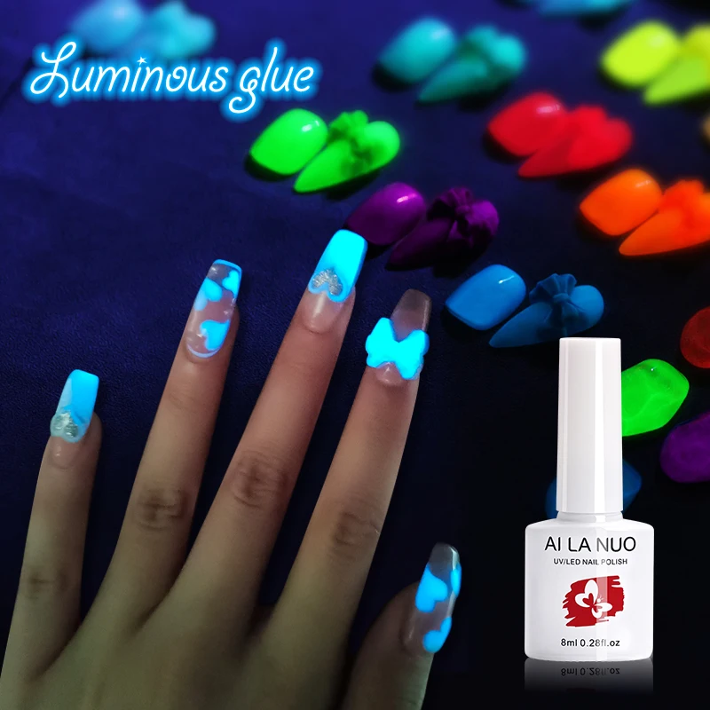 Профессиональный Полупостоянный светящийся гель для ногтей, 15 мл