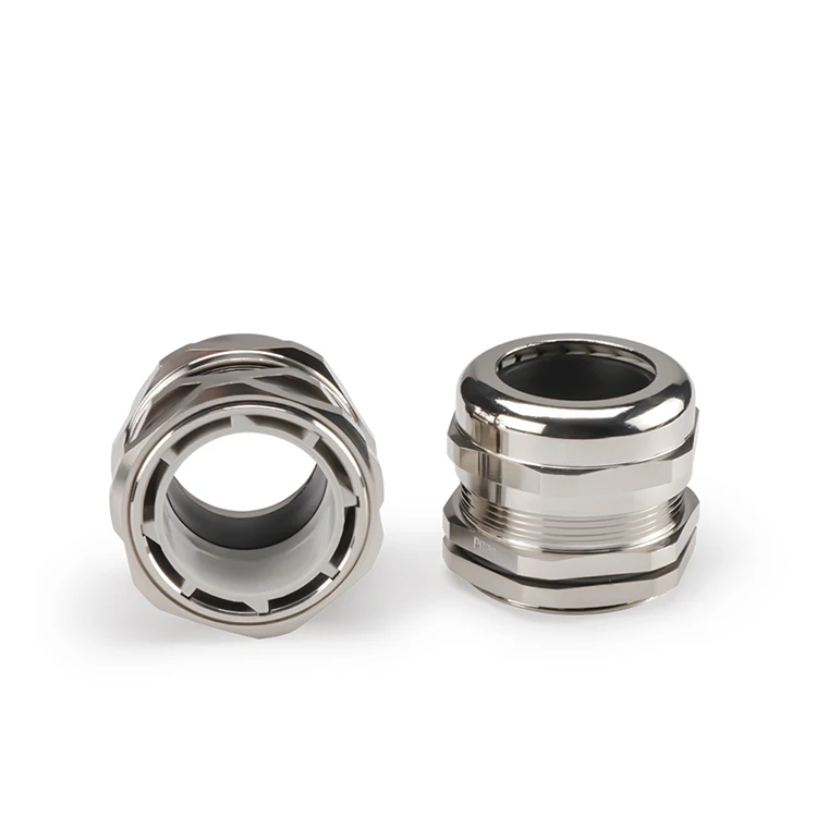 Metal brass waterproof cable glands are used for electrical wiring C-type