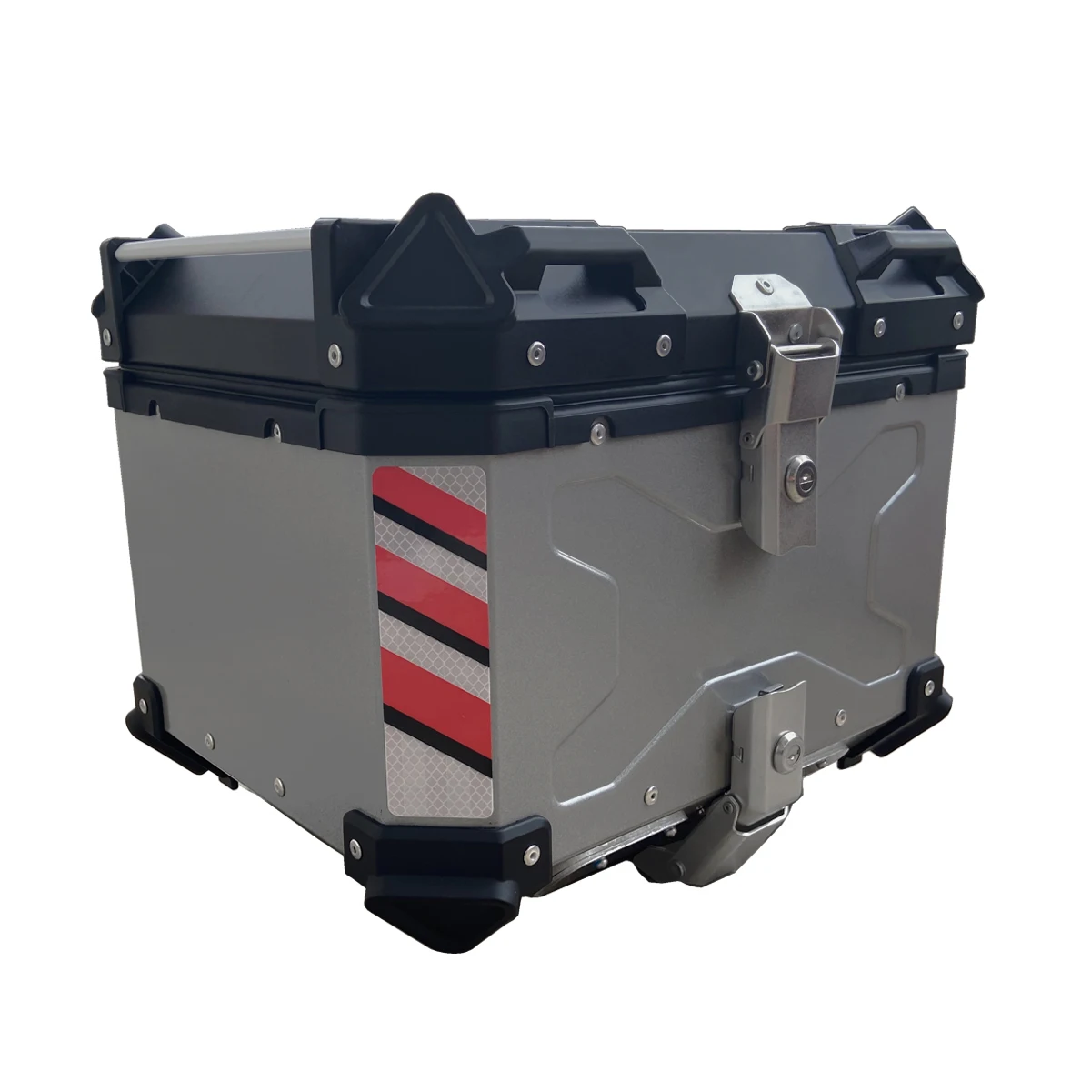 
high quality motorcycle accessories trunk tail box luggage 45 alloy top box motorcycle aluminum side tail box sets 