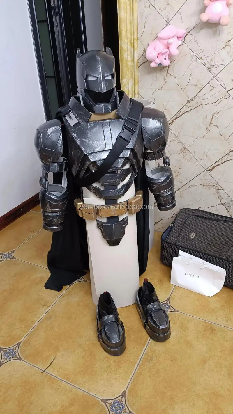Custom cosplay movie character superhero Bat man costume armor set for adults