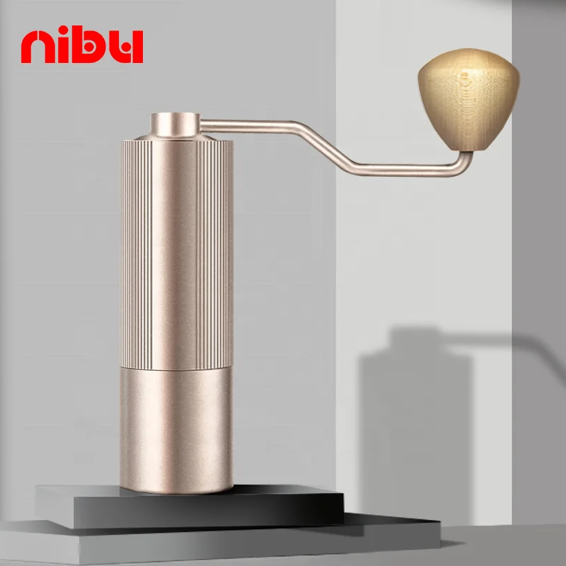 Nibu Portable Hand Brewed Coffee Maker Grinder Mini Small Grinder Conical Burr Manual Coffee Grinder