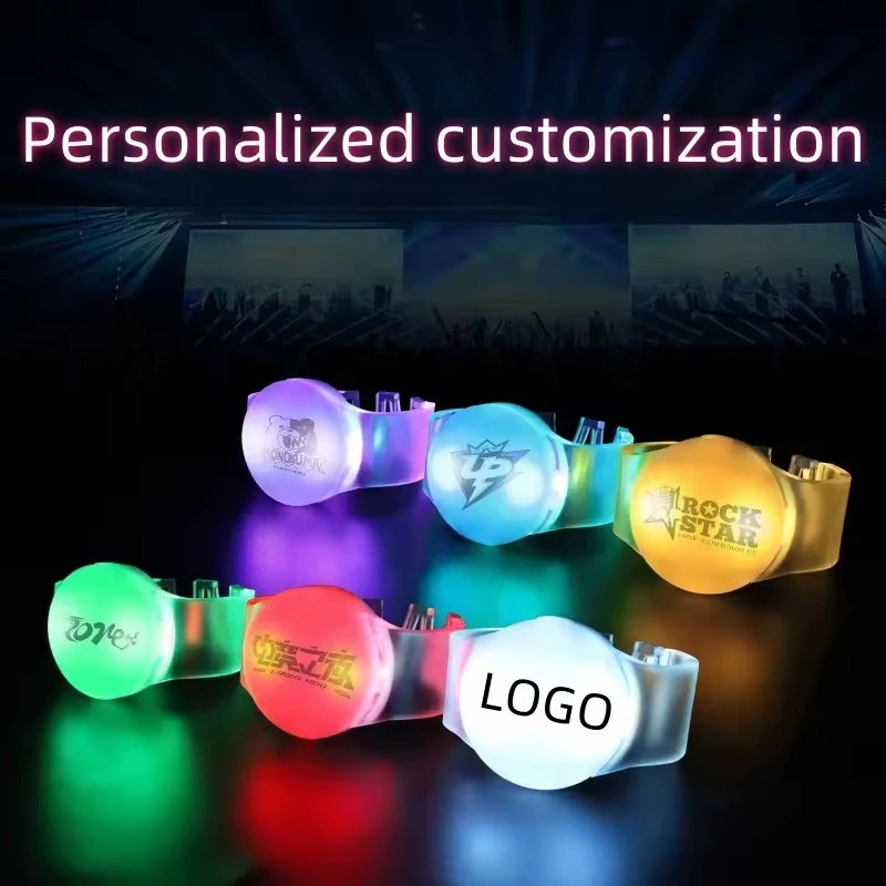 Concert remote light bracelet booster props retractable 15 color wrist band music festival field control flash bracelet