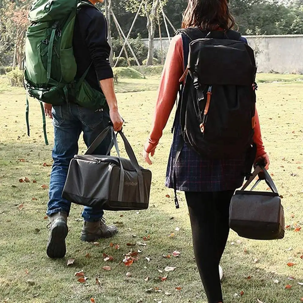 Manufacturer Custom Print Large Bento Thermal Water-resistant Beach Lunch Insulation Carrying Square Cooler Bag For Picnic