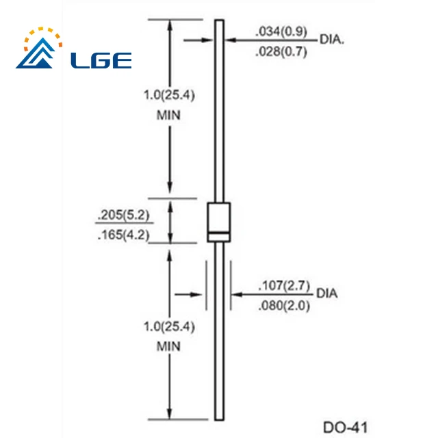 1N4761A 1W 24V 38mA SMD Diodes Zener