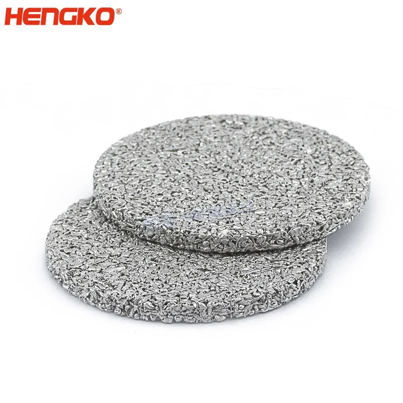 OEM Sintering Filter Element Disc 316L Stainless Steel 0.5micron Sintered Metal Filter Sheet