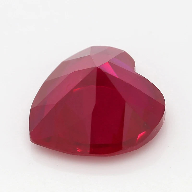 Whole New Arrival AAA Product Heart Normal Cut 5# Lab Synthetic Corundum Stone Gems Loose Gemstone Beads Diamond for Jewelry