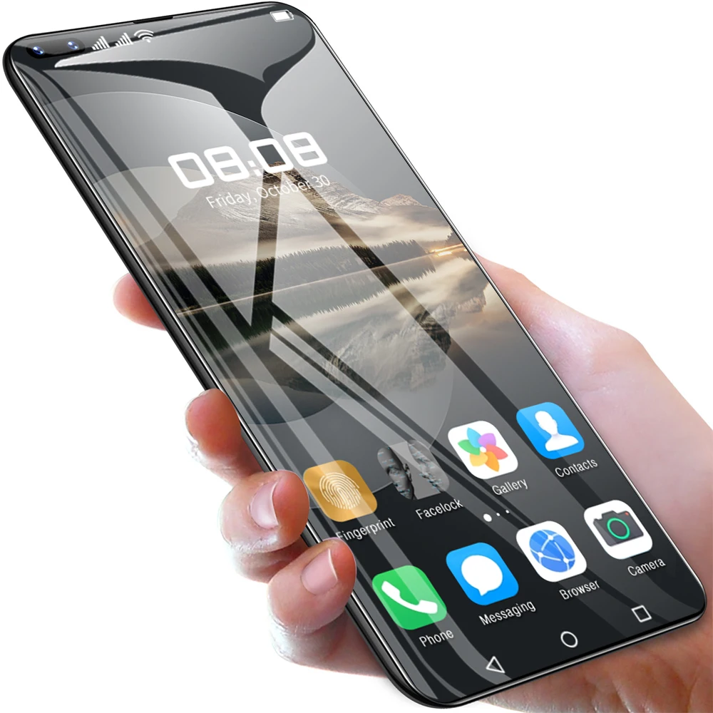 
Hot Selling Mate40 RS Smart Phone Face Recognition Unlock 5g phone Dual SIM Custom Logo Android Mobile Phone 