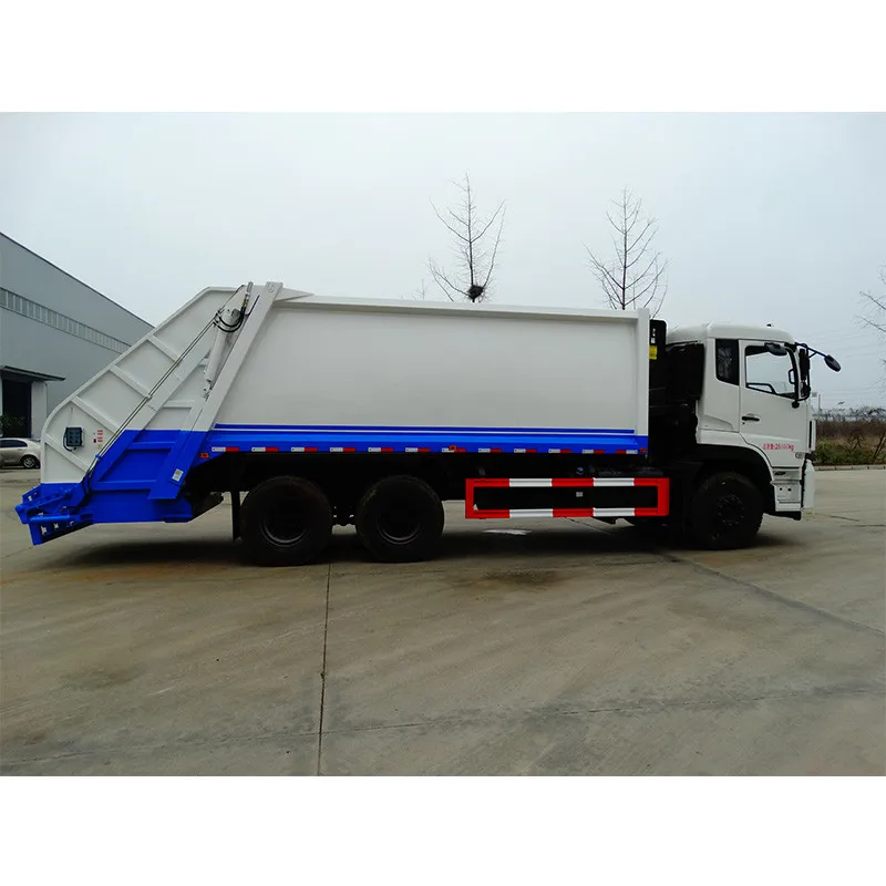  Dongfeng Tianlong 6x4 18 куб. М грузовик для уплотнения мусора с задней нагрузкой на