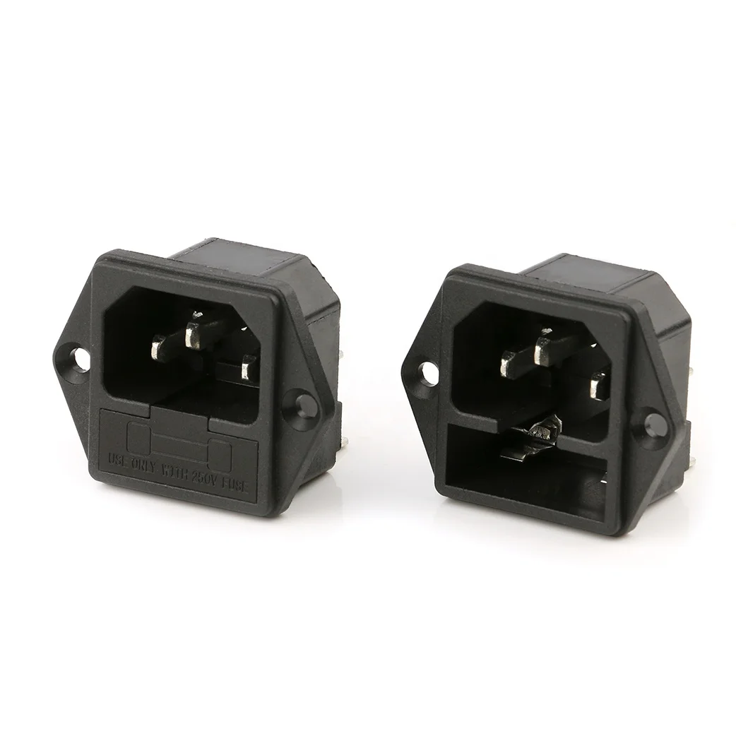 AC-03 IEC C13 C14 AC Розетка Pcb 3 шпильки